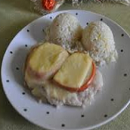 Kuracie prsia pod jablkovou perinou ryza